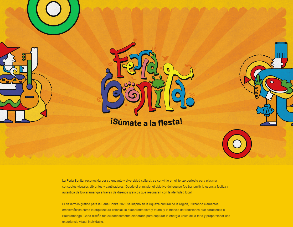 Feria Bonita — campaña gráfica principal