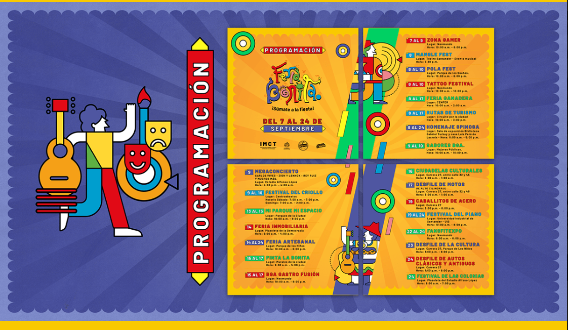 Feria Bonita — programación de actividades