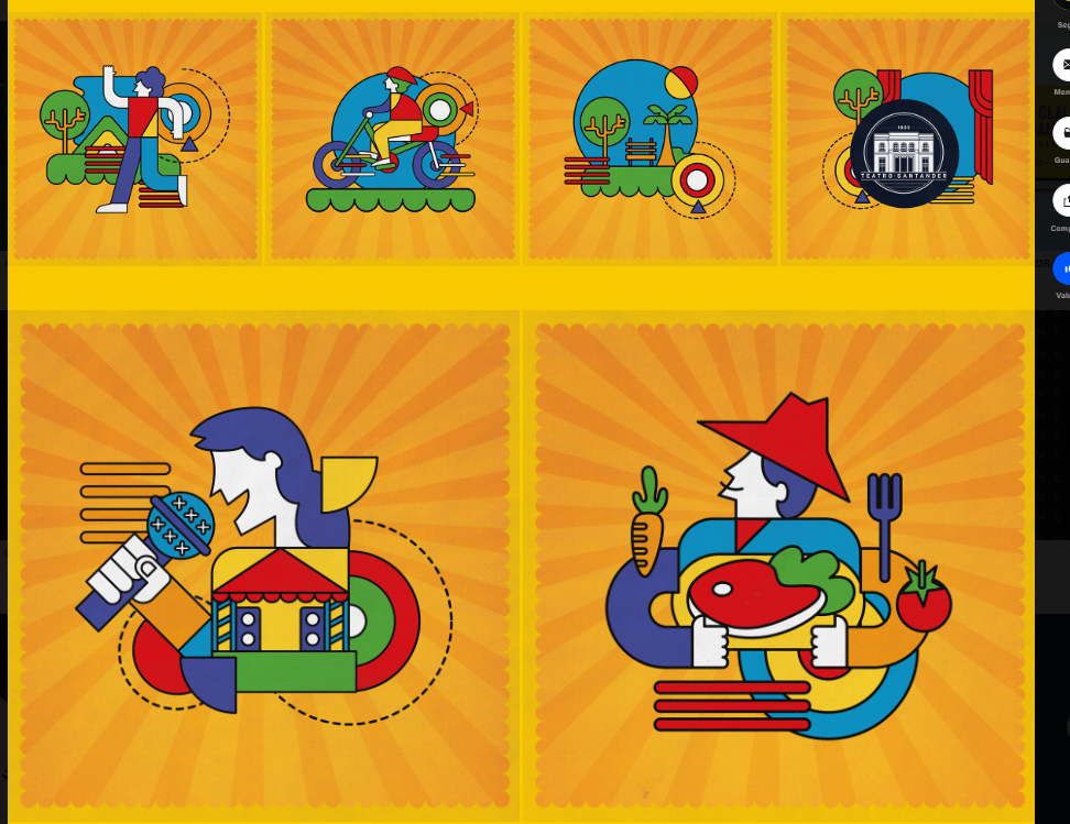 Feria Bonita — set de ilustraciones