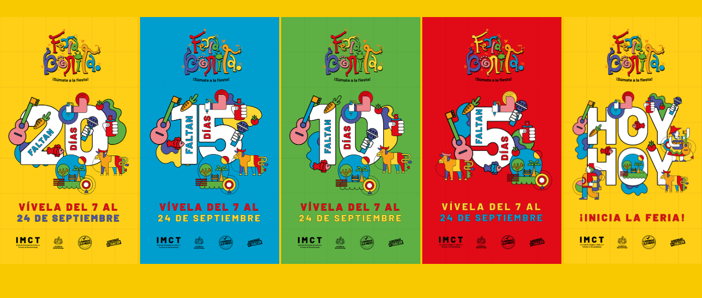 Feria Bonita — countdown para redes sociales